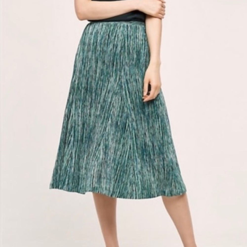 Anthropologie Maeve Beautiful Woven Wynn Skirt